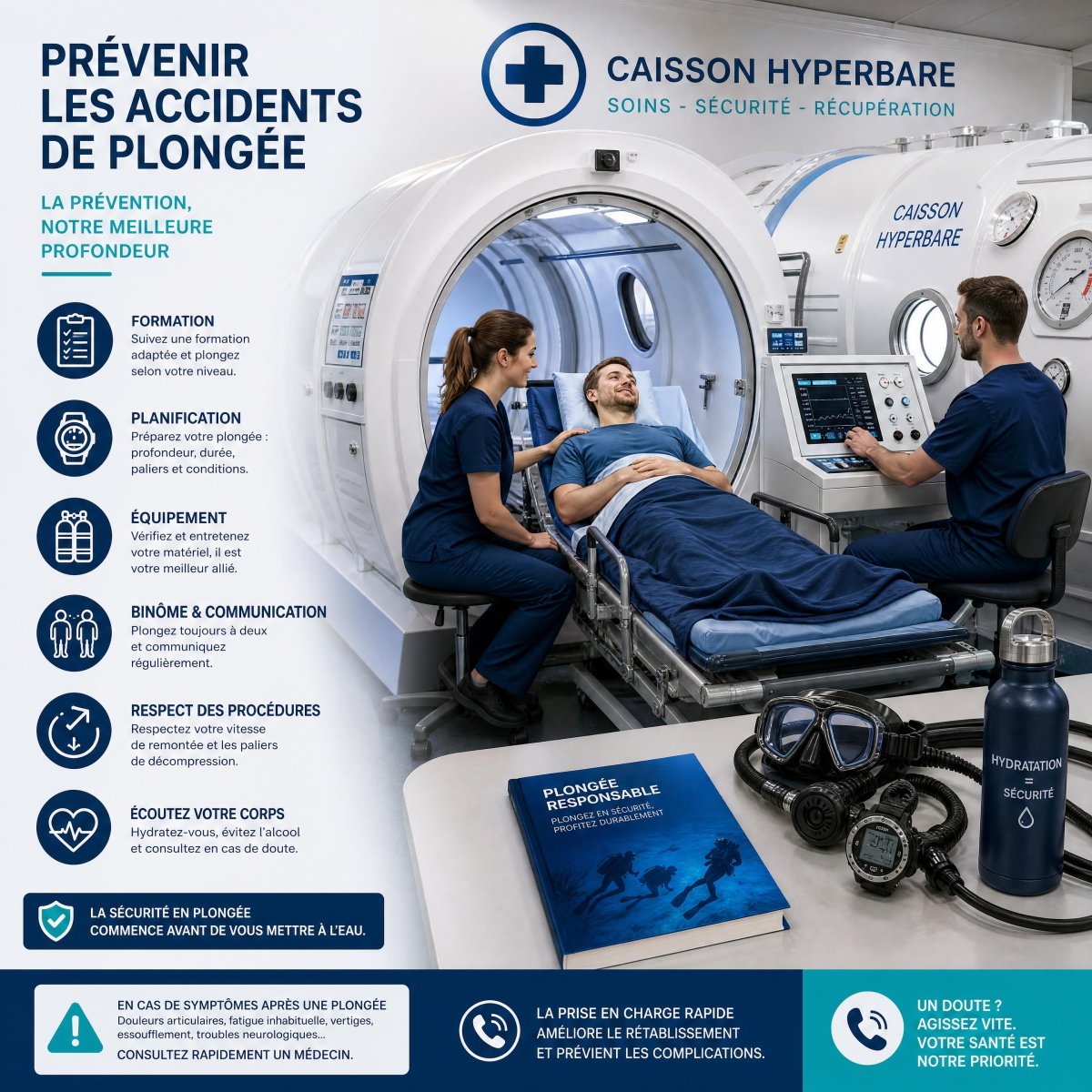  Sécurité subaquatique et médecine hyperbare : mieux comprendre pour mieux prévenir en 2026 